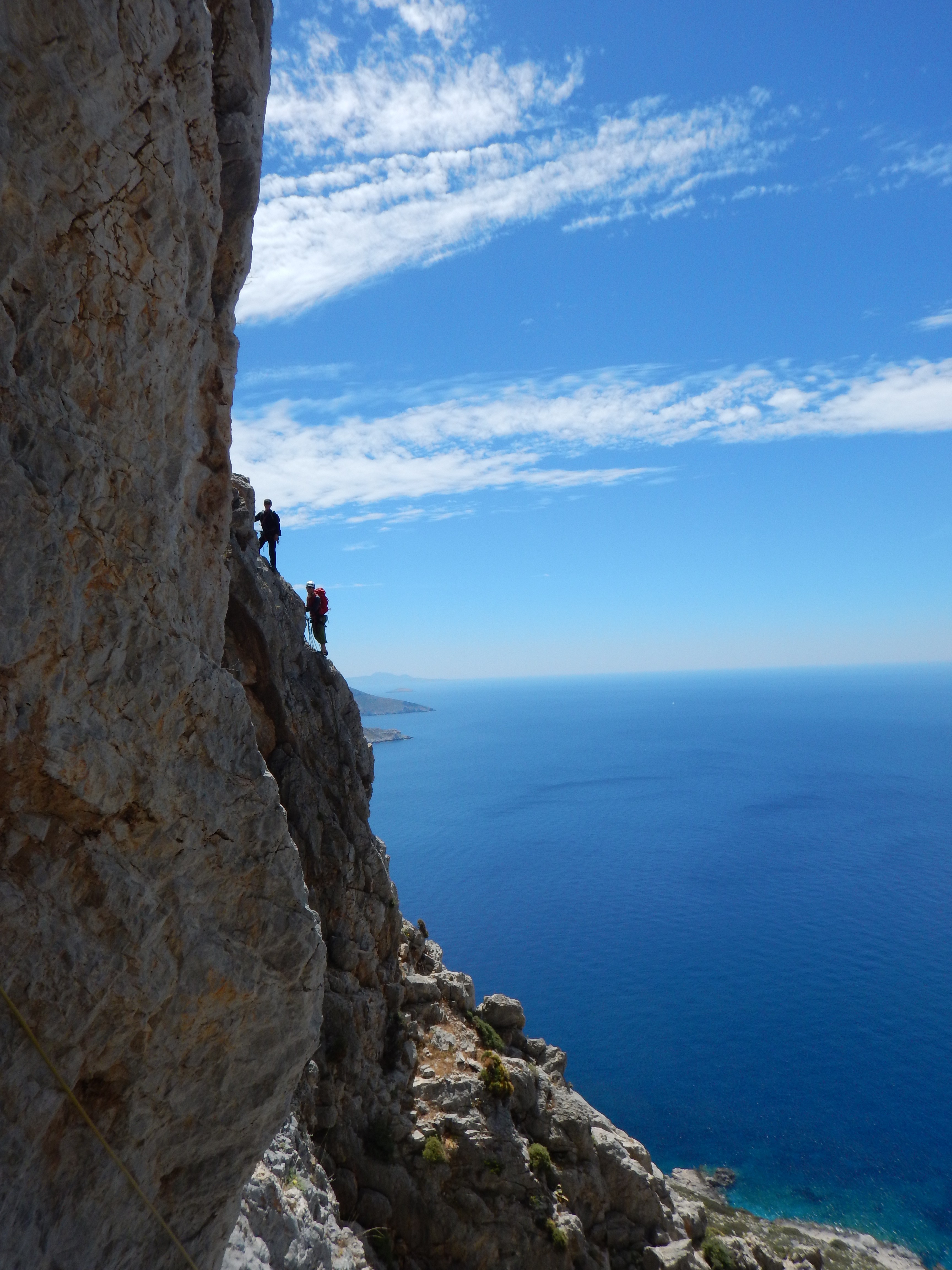 Guided multipitch Kalymnos Climbing Guide