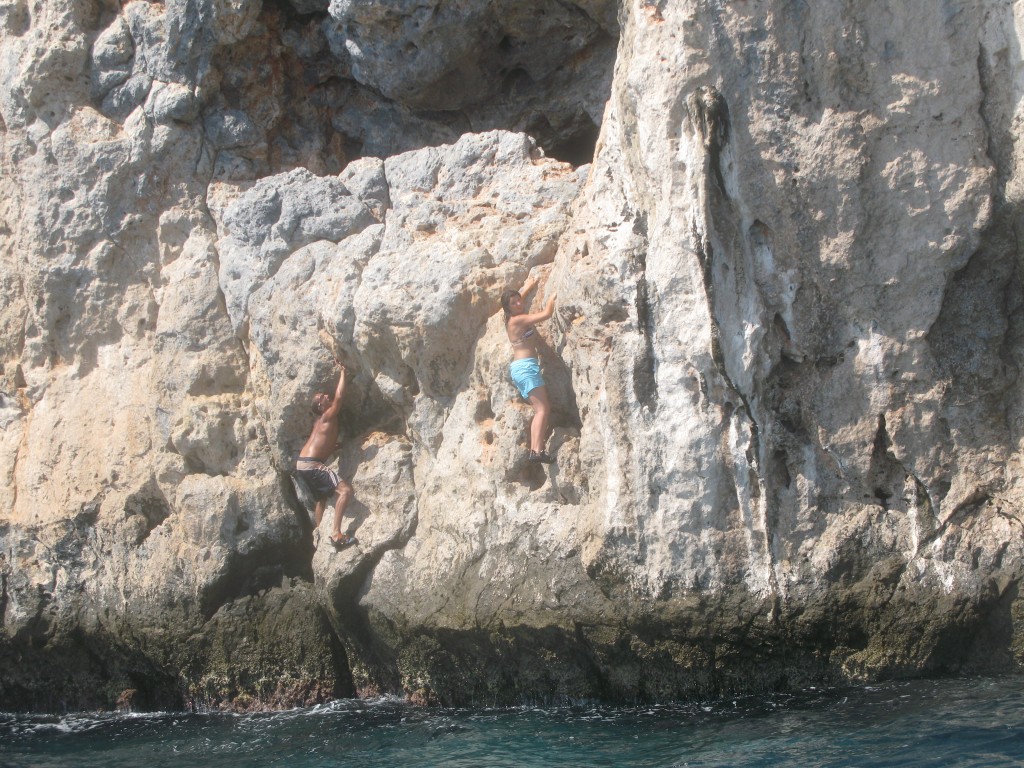 Deep Water Soloing Kalymnos Climbing Guide 180
