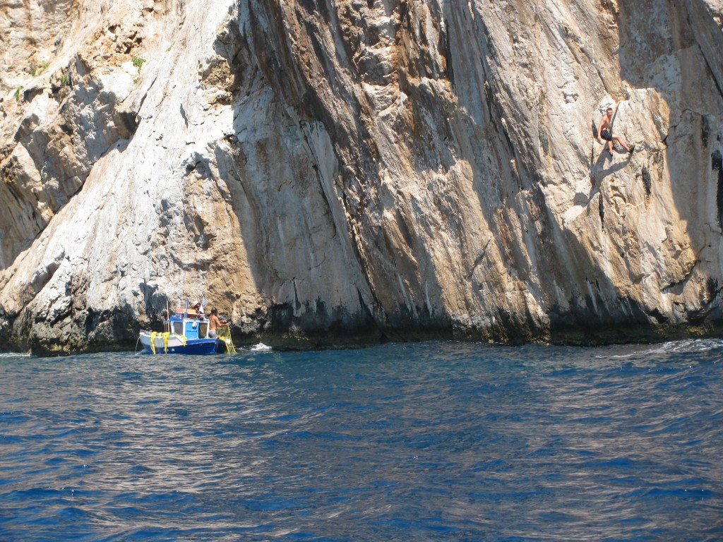 Deep Water Solo psychobloc Kalymnos